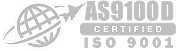 AS9100D certified ISO 9001