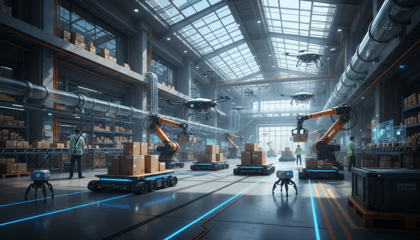 AI Autonomous Logistics Hubs