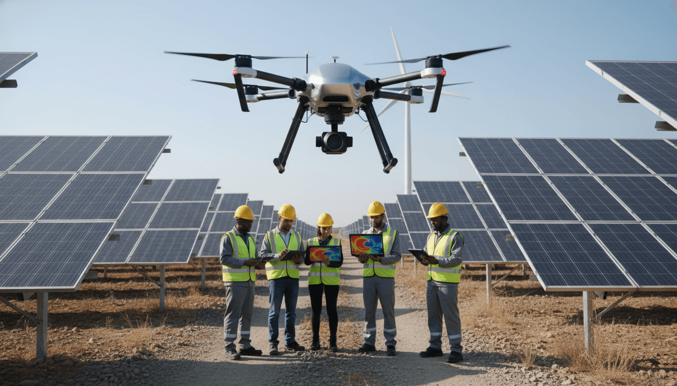 AI Defect Inspect Drones Lines