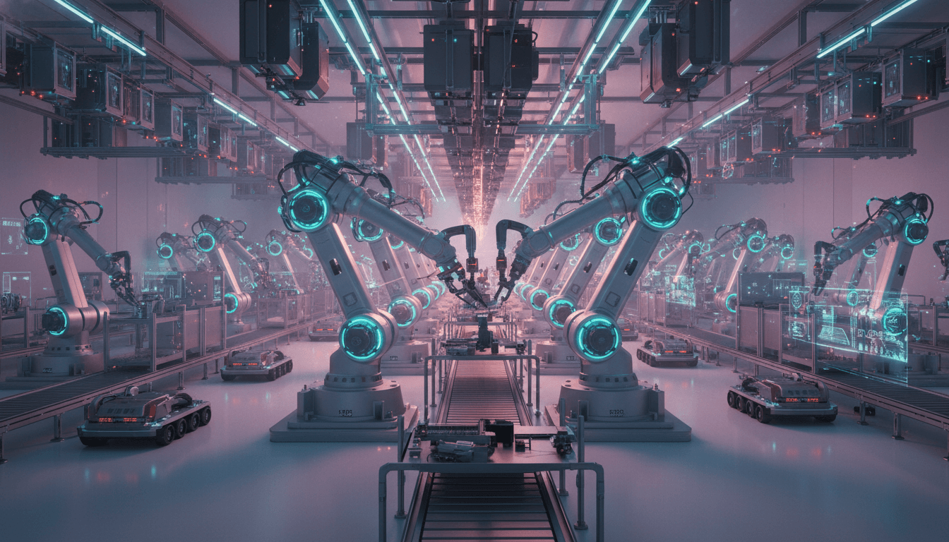 AI Driven Manufacturing Lightout Factories