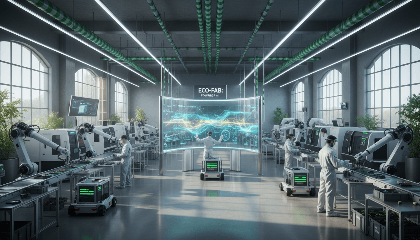 AI Energy Optimization Manufacturing Plants