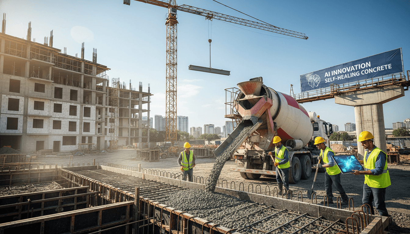 AI Innovation Self Healing Concrete