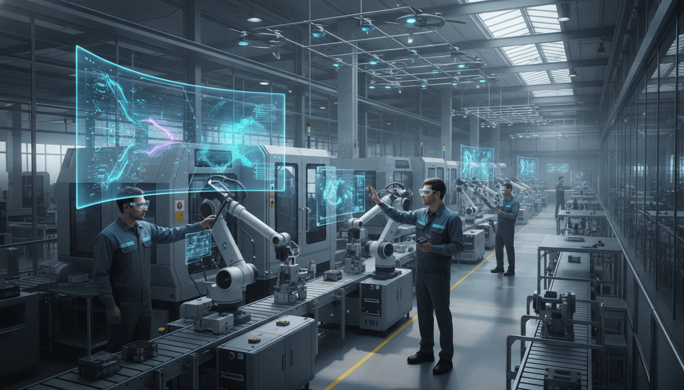 AI Manufacturing Future Multi Verse Sims