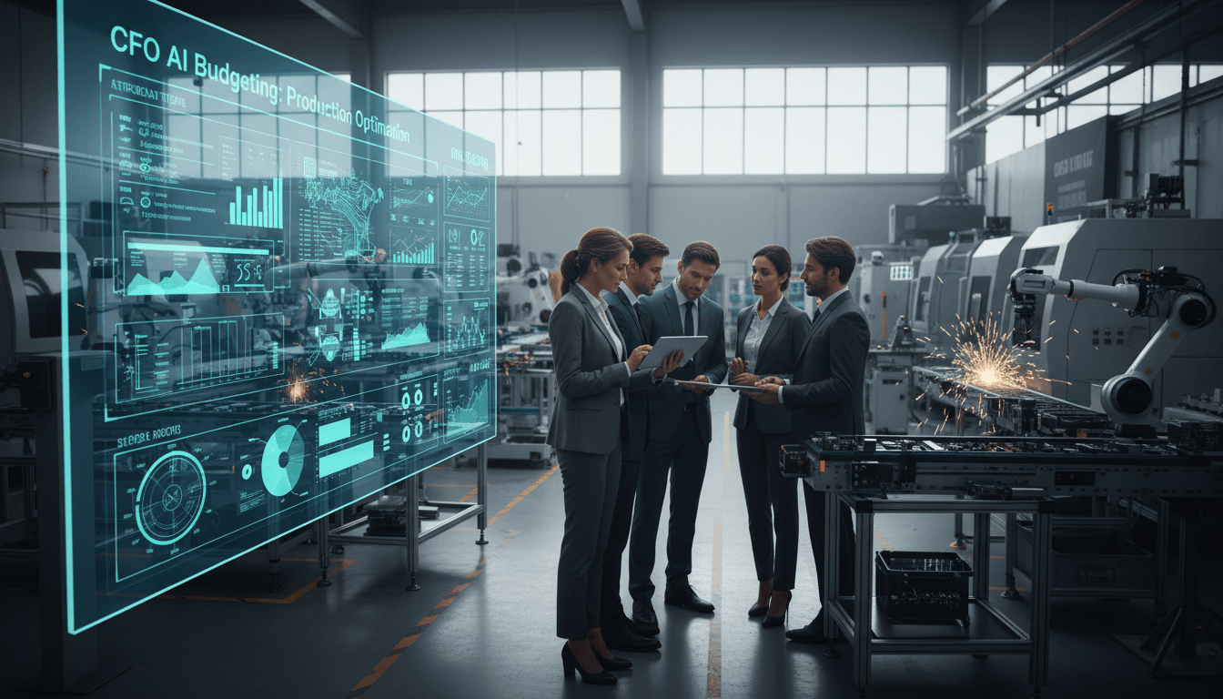 CFO AI Budgeting Manufacturing Plants
