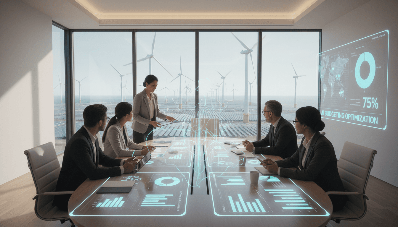 CFO AI Budgeting Renewables Capex