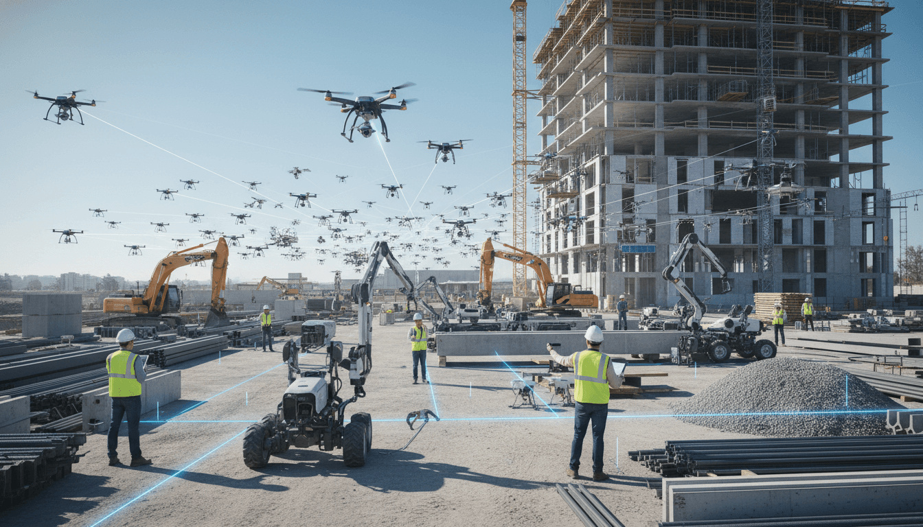 Construction Disruptions AI Swarms