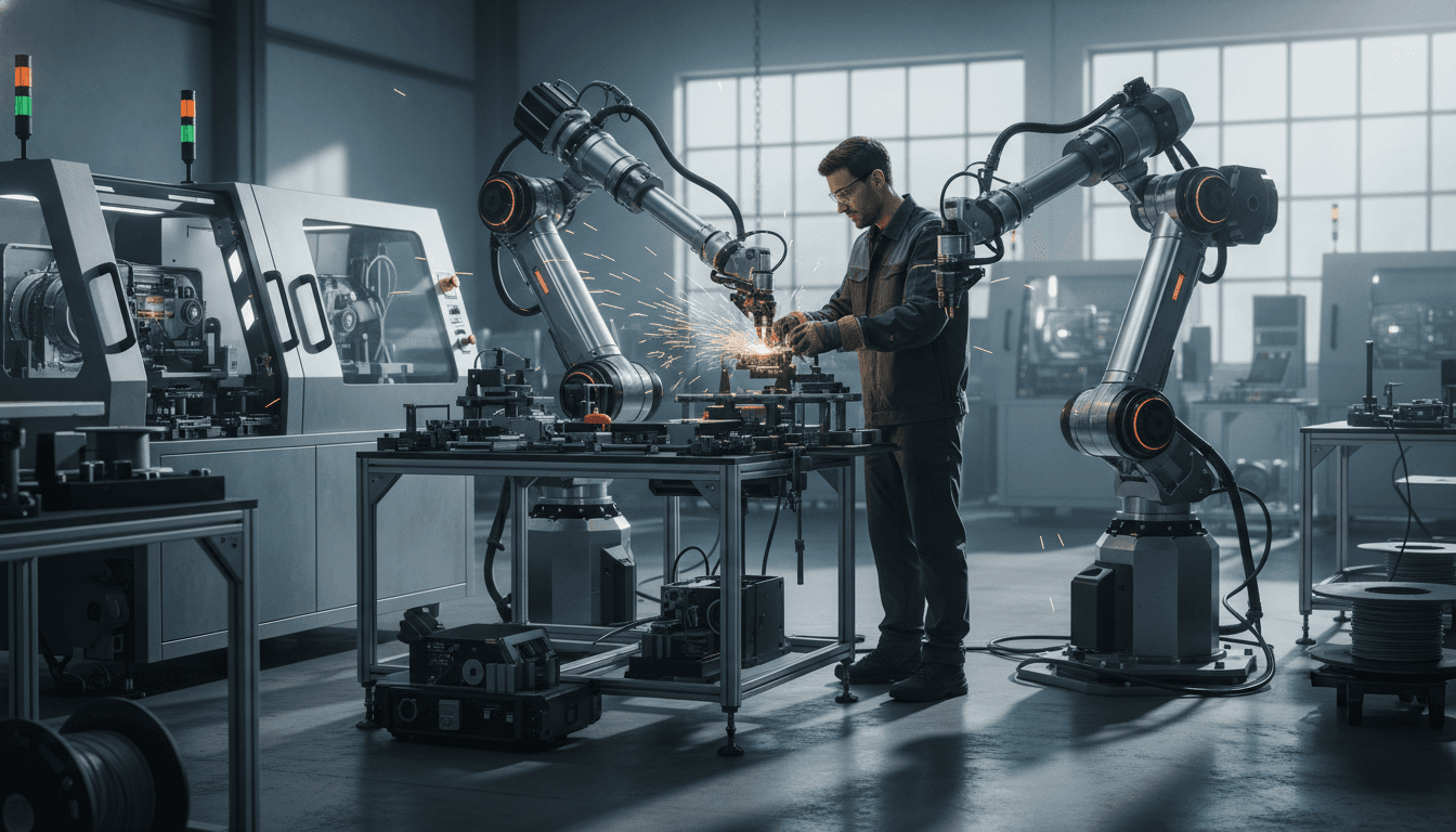 Disruptive AI Factory Human Cobot