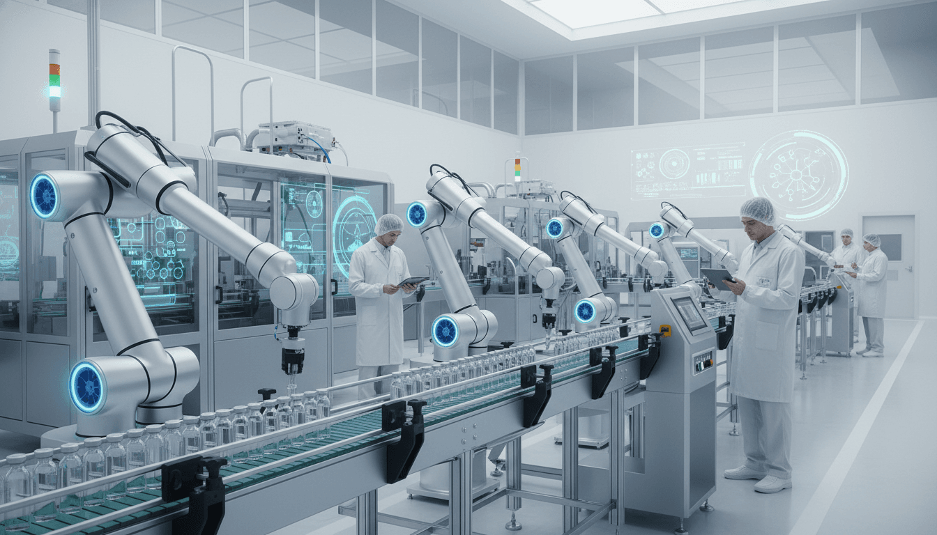 Disruptive AI Manufacturing Pharma Analog