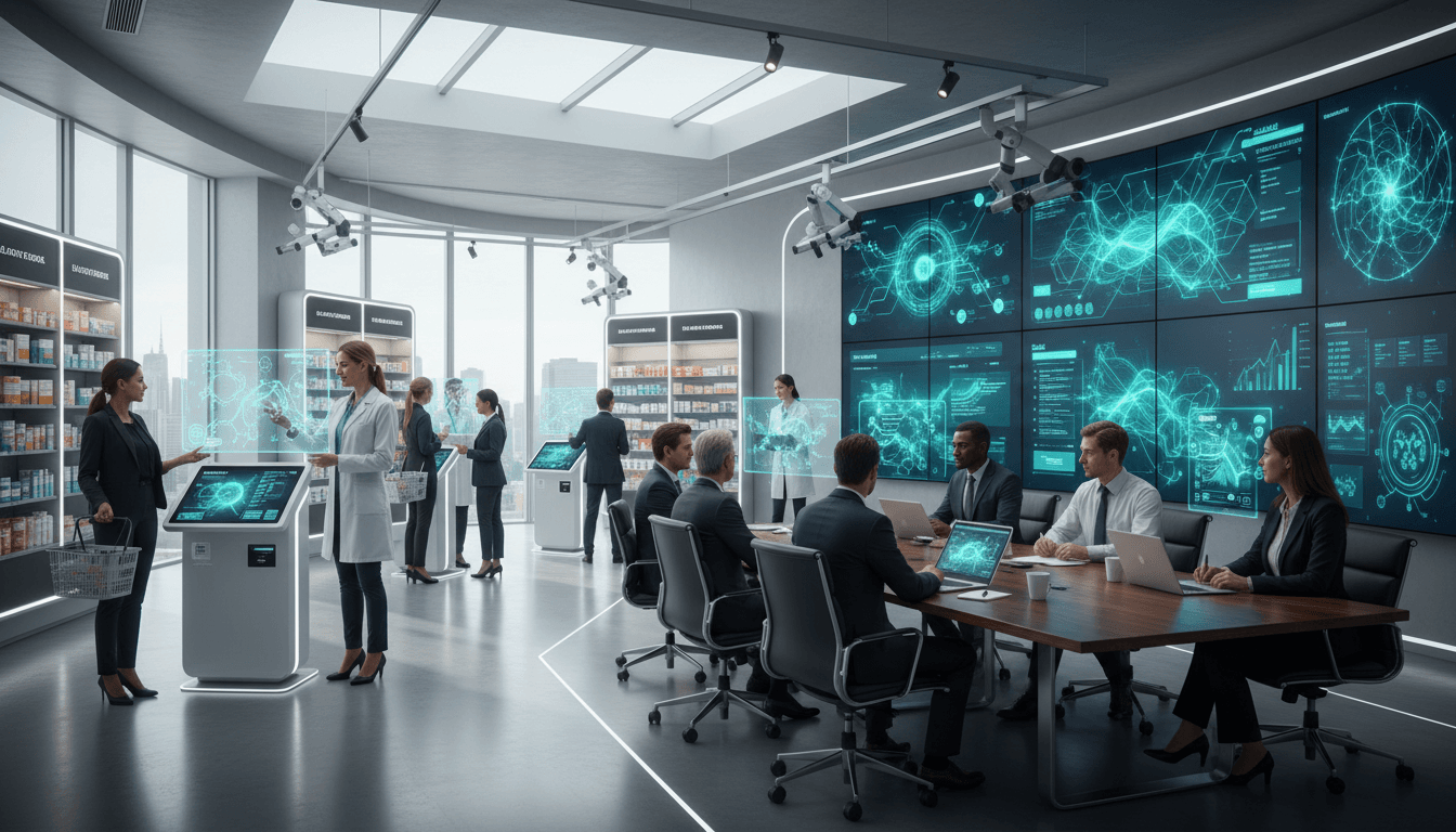 Disruptive AI Pharma Retail Analog