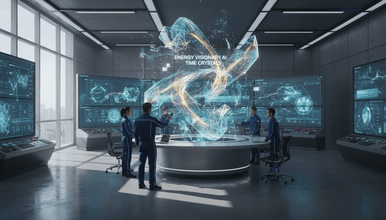 Energy Visionary AI Time Crystals