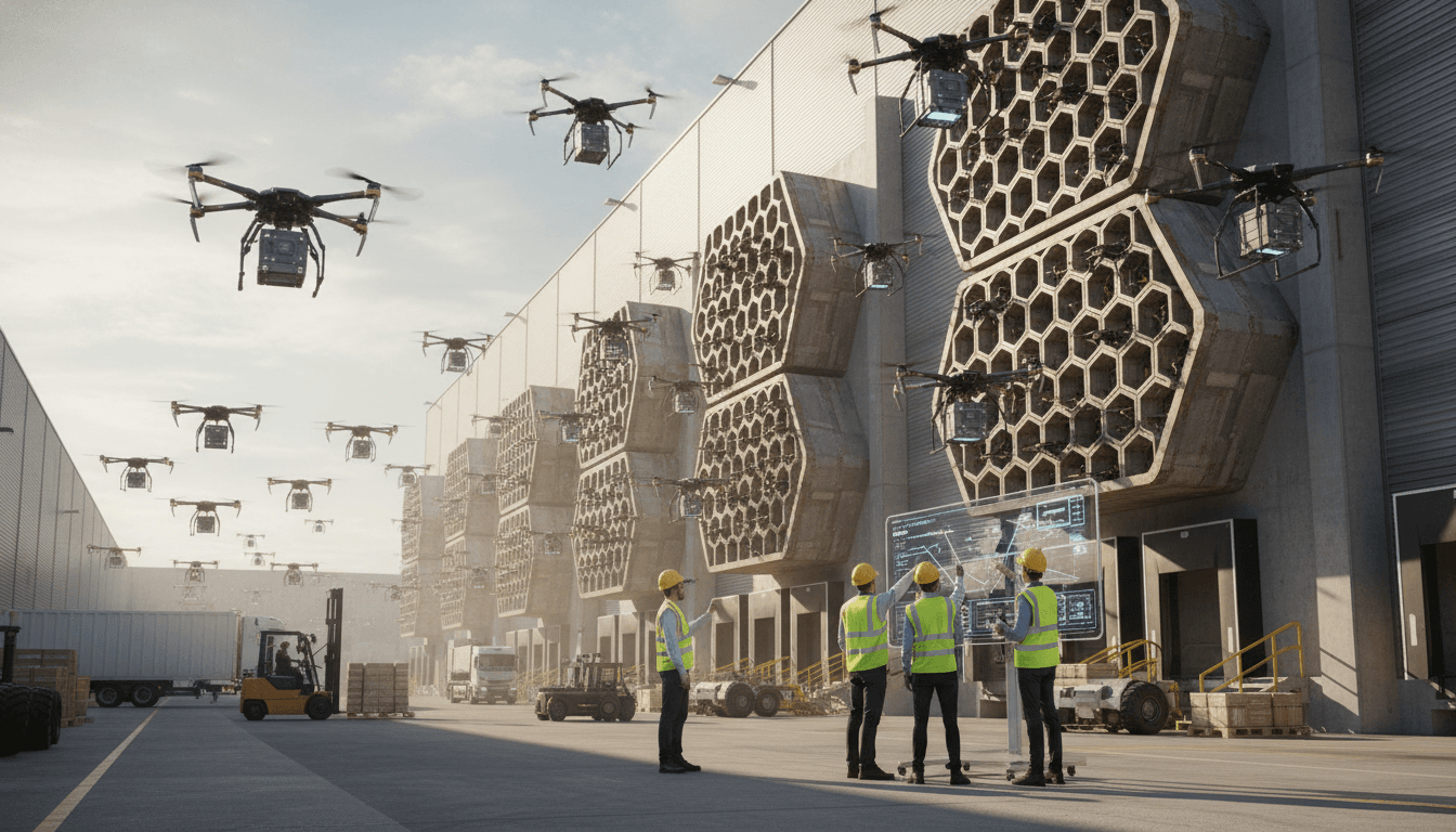 Freight Innovation AI Drone Hives