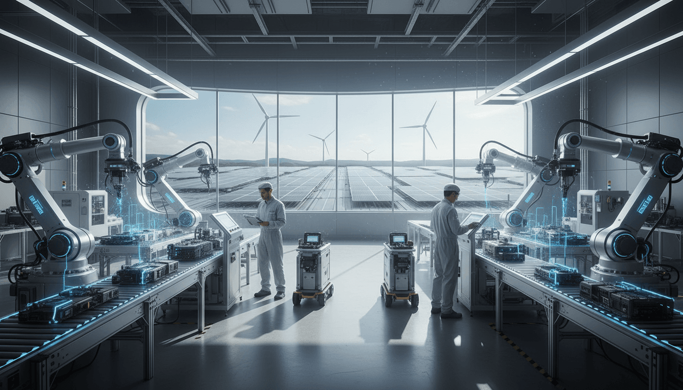 Future AI Manufacturing Energy Autonomy