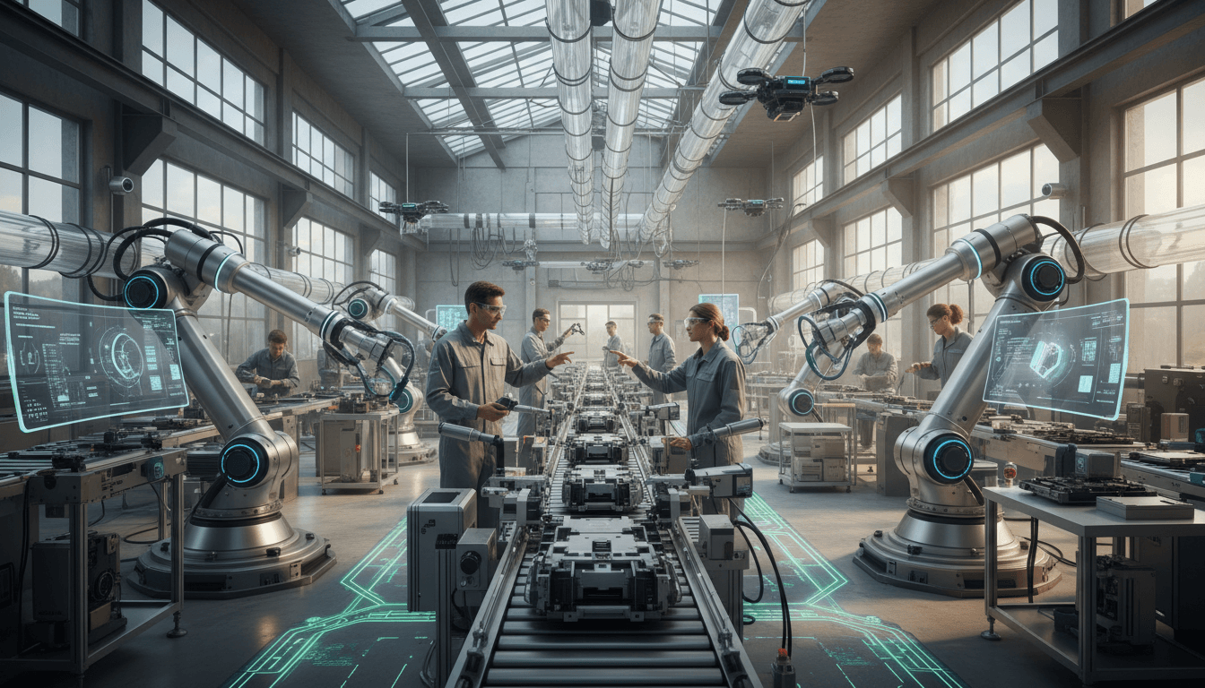 Future Visionary AI Manufacturing Fusion