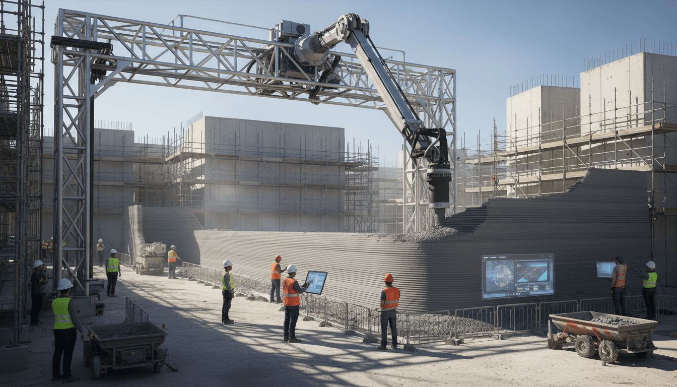 Innovations AI 3d Printing Concrete