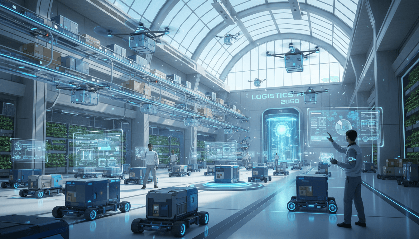 Logistics AI 2050 Blue Sky
