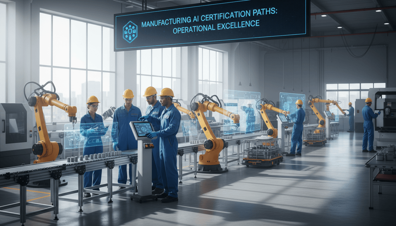 Manufacturing AI Certification Paths