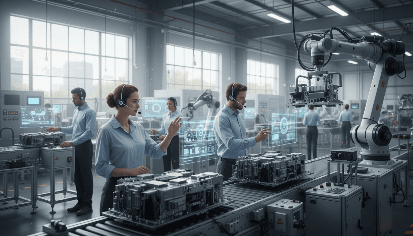 Manufacturing Disruptions AI Voice Control