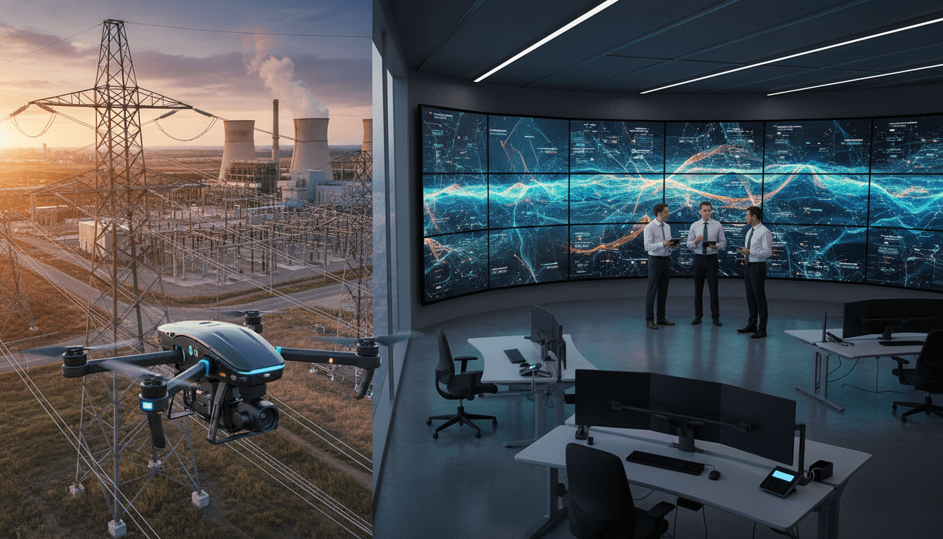 Utilities Innovation AI Drone Inspect