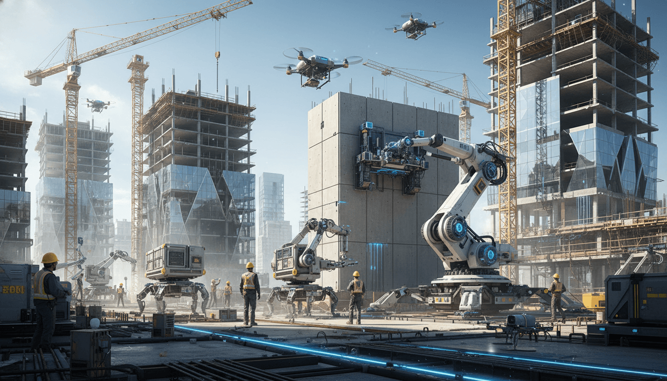 Visionary AI Construction Quantum Era