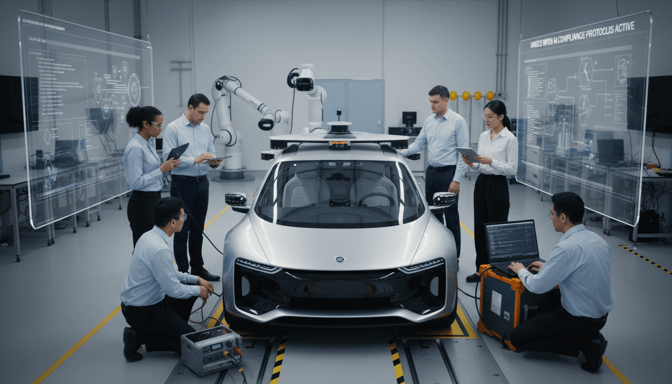 UNECE WP29 AI Compliance Automotive