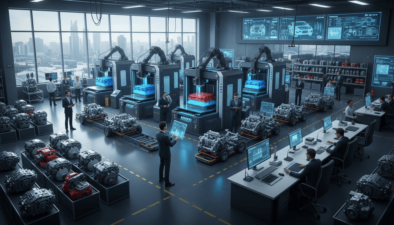 AI And 3D Printing In Automotive