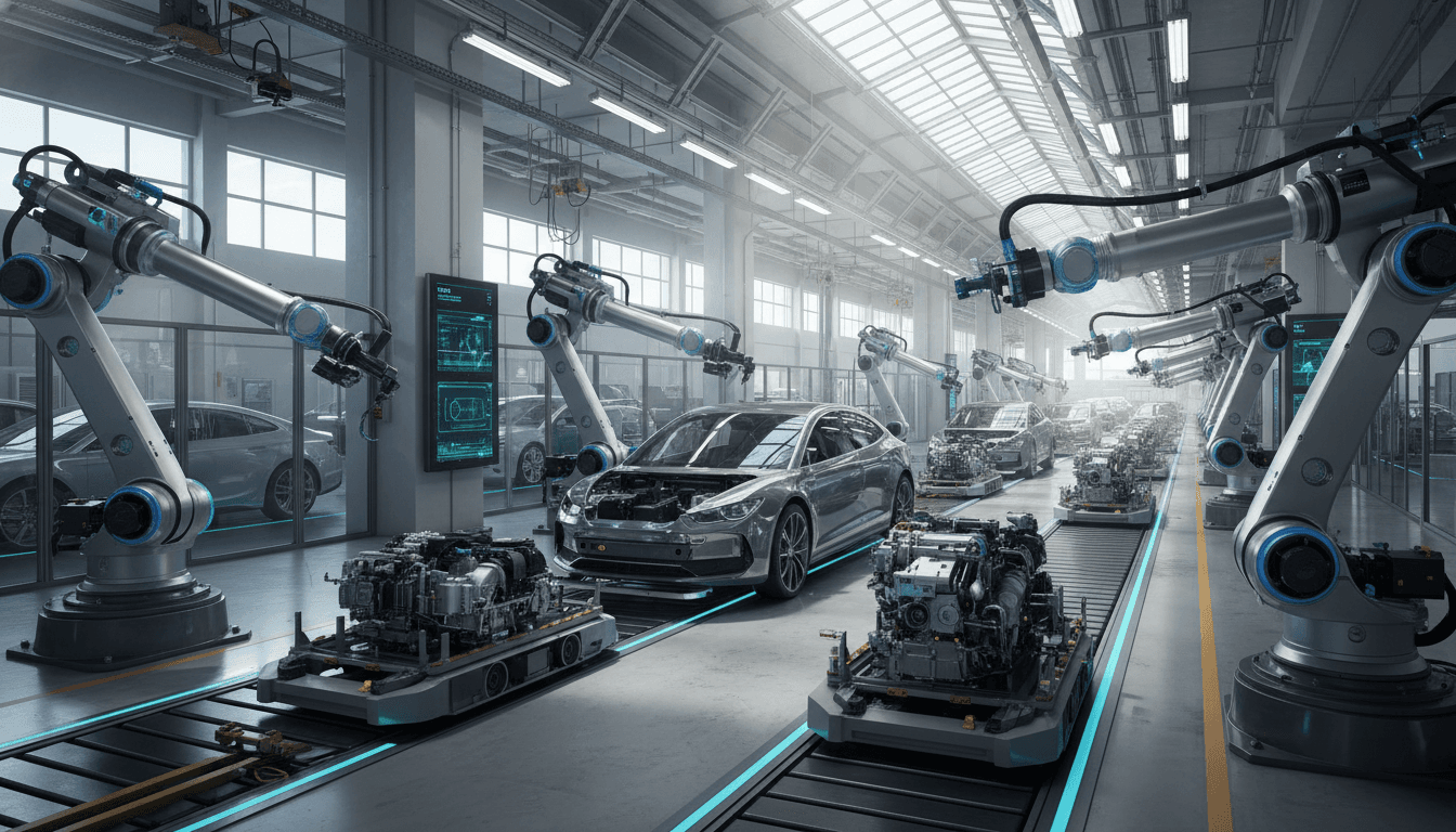 Hyperautomation In Automotive Manufacturing