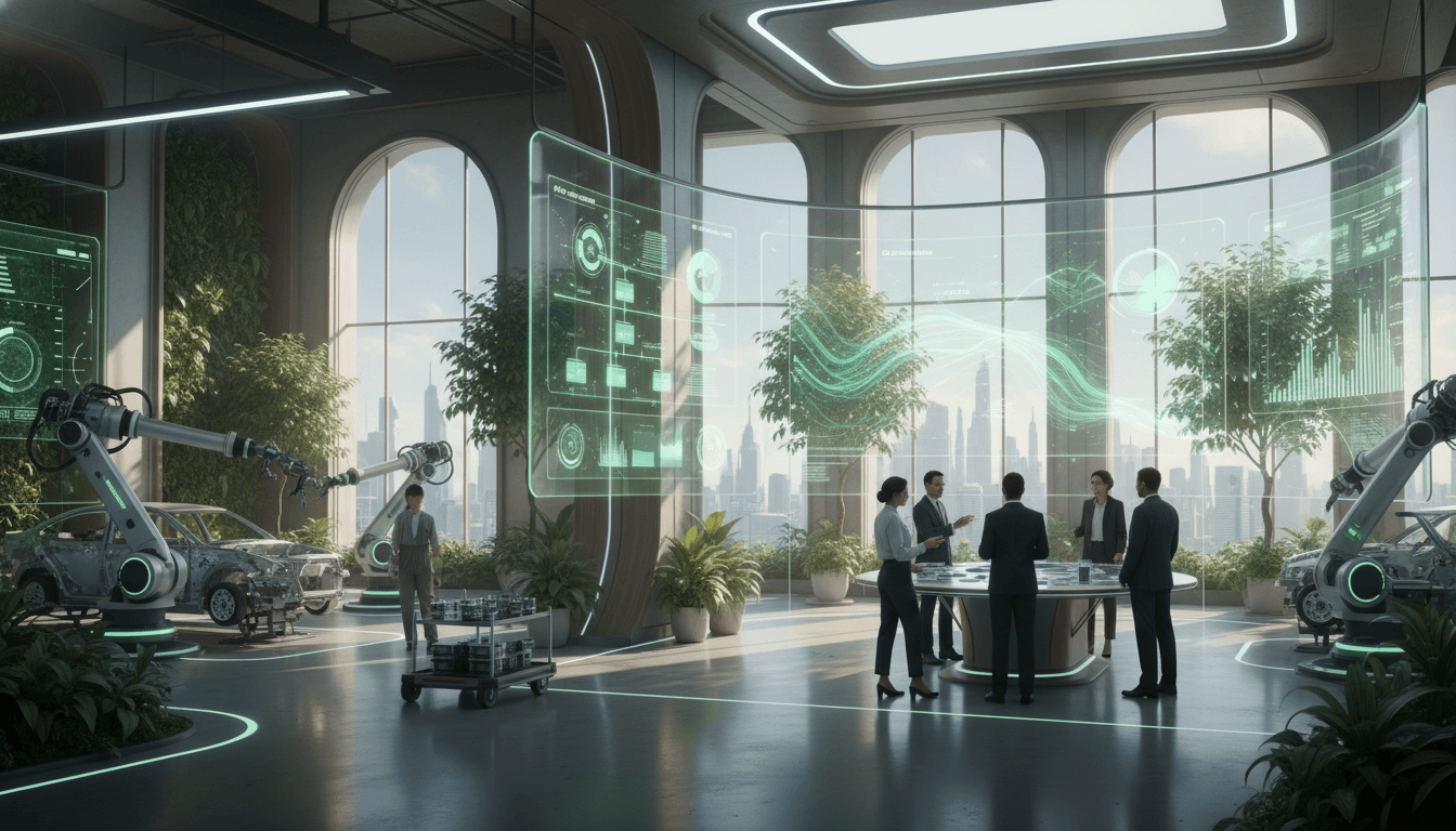 AI Governed Sustainability In Manufacturing